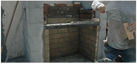 metal firebox in 1950s house|built in firebox masonry.